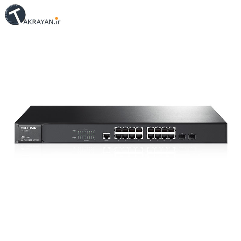 TP-Link TL-SG3216 JetStream 16-Port Gigabit L2 Managed Switch